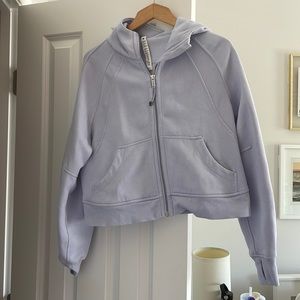 VEUC Lululemon Oversized Scuba Full Zip XS/S light blue!